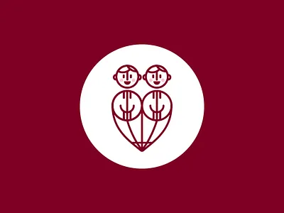 Bulgarcheta children circle logo mark red symbol