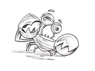 Monster Sketch cartoon sketch draw drawing monster sketch pencil sketch sketch sketching