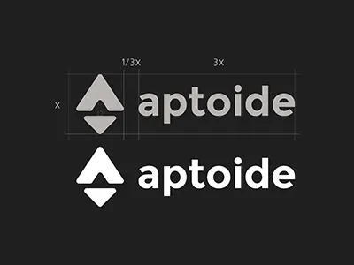 Logo for downloading apps app brand identity work branding project color palette digital brand book final brand identity final logotype option logo mark usage marketing material presentation work