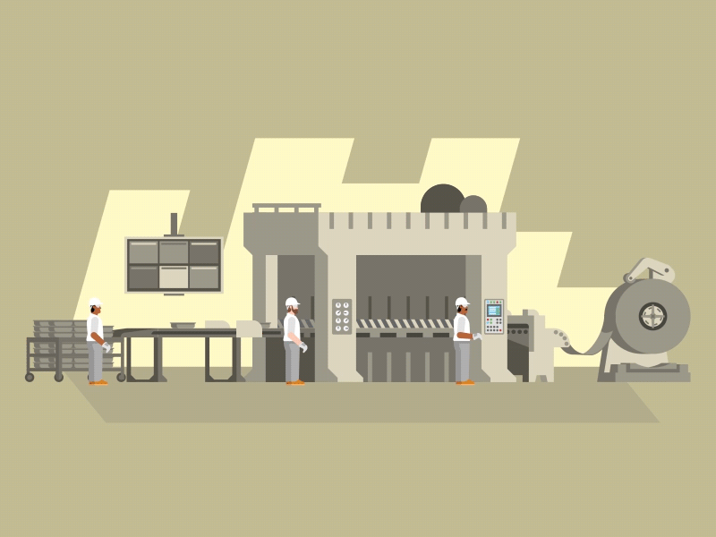 Industrial Die Press Line industry press work