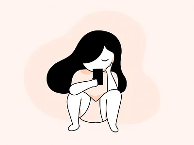 Peggy girl illustration