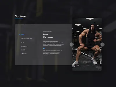 Build your body (part of landing page) fitness landing landingpage ui ux uxui web web design