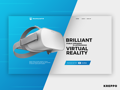 Web app design e learning oculus ui ux vr web web design