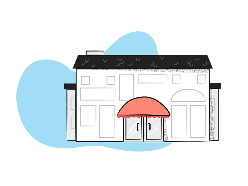 Accommodations Loader animation illustration