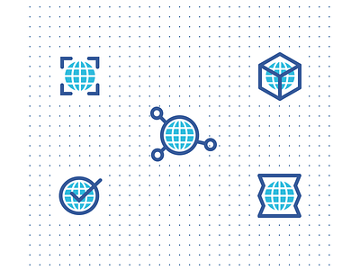 Global Icon Set blue globe icon set icons