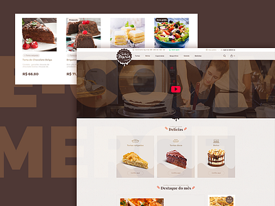 A Fantástica Torta da Maria cakes ecommerce food pies saved sweets ui ux