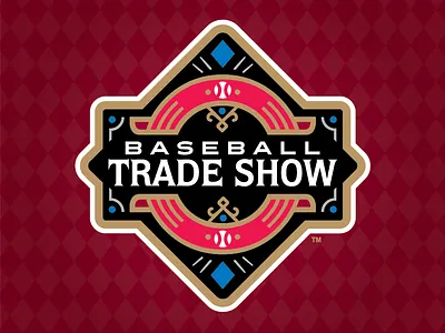 2018 Baseball Trade Show baseball diamond milb mlb ribbon show trade vegas