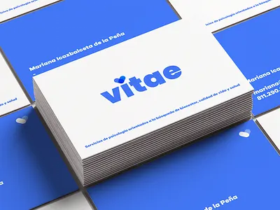 Vitae Logo branding business card cards font heart logo type typography v vitae