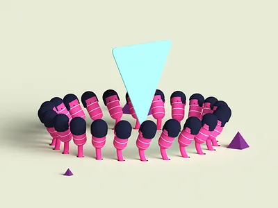 Dipplo's clan 3d animation c4d character cinema4d design illustration life octane set still