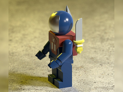 Lego Man 3d 3d render blender blender 3d emilioriosdesigns high poly lego lego man low poly
