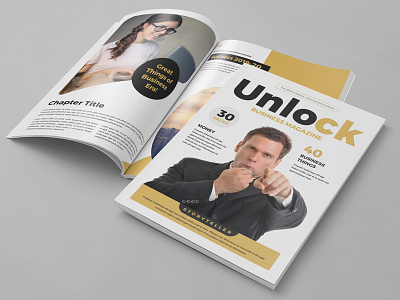 Business Magazine booklet brand brochure business corporate fashion fashion magazine magazine magazine template minimal print template template