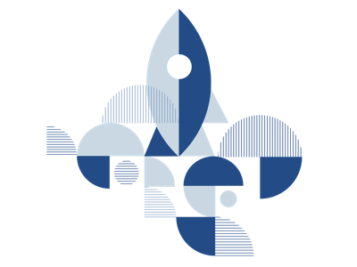 Rocket geometric geometry illustration monochrome rocket