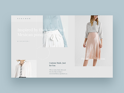 Viscøse app design ecommerce landing page light mobile store ui ux web design webdesign