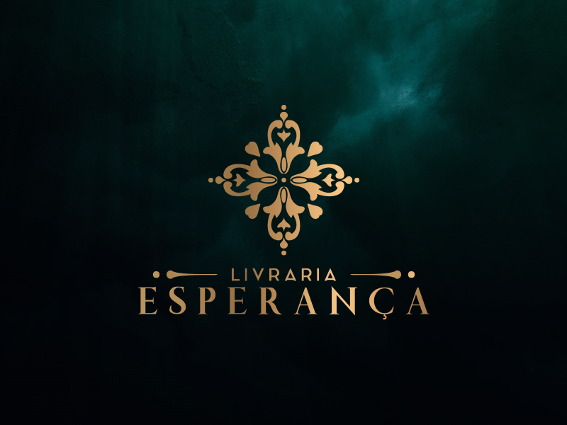 LIVRARIA ESPERANÇA blue books bookstore brand esperança frontcover gold livraria logo madeiraisland ocean sea