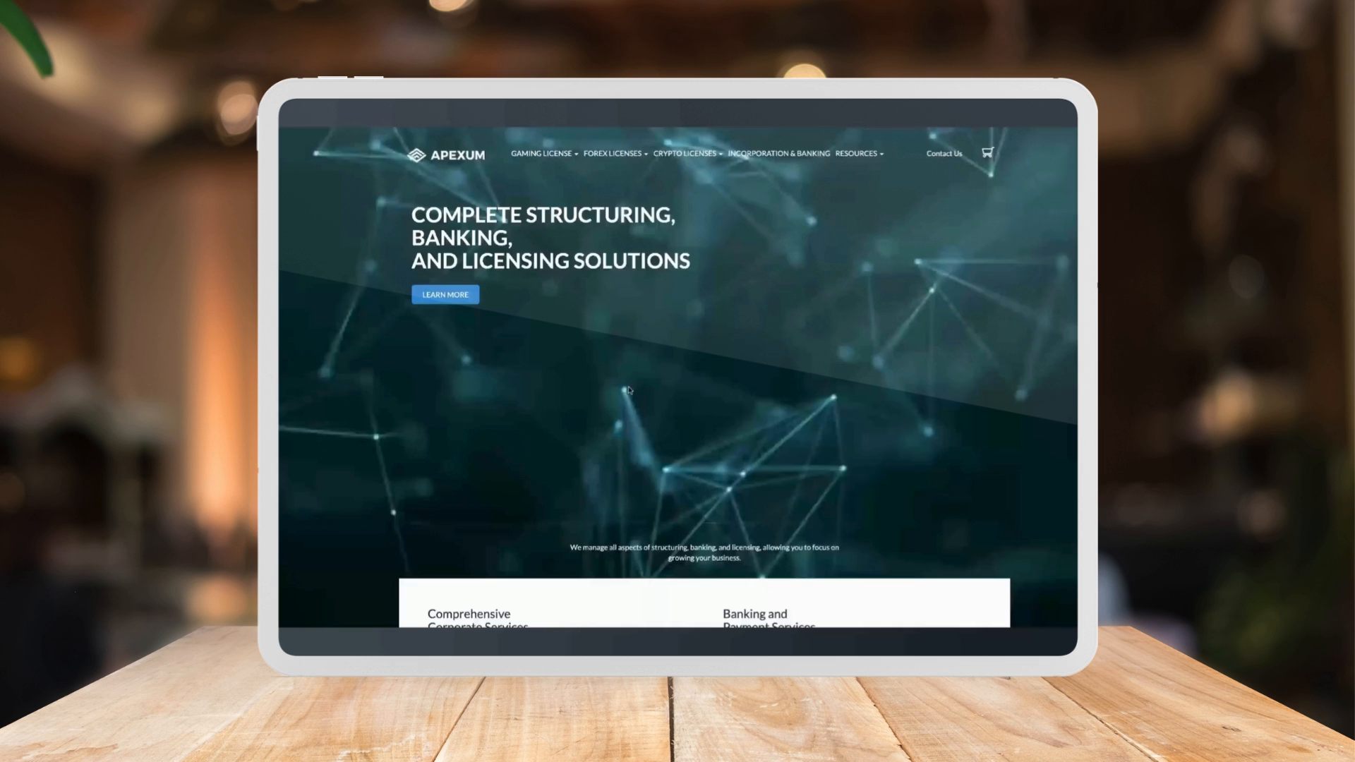 Example of Professional Web Design & Development