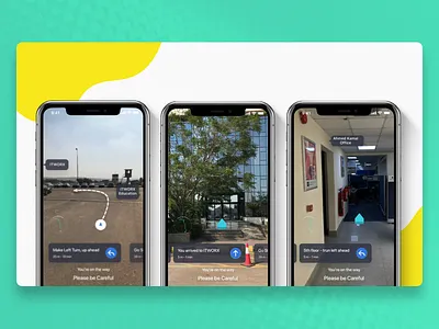 Campus AR App app ar concept discover ios map minimalist mobile navigation ui ux