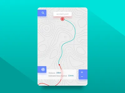 #029 DailyUI - Map 029 dailyui design map maps material ui ux