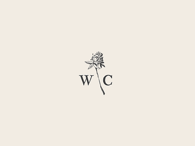 Submark | Florist branding florist logo design natural organic rustic simple submark
