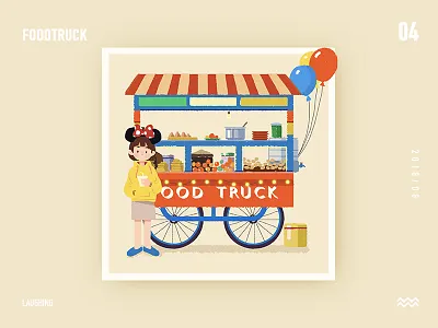 food truck illustrations