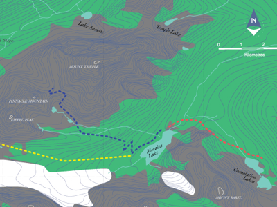 Topo details brand creative direction maps point of difference usability