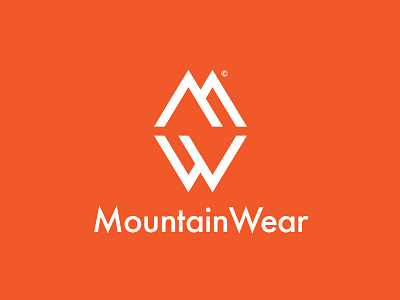 Mountain Wear graphic design graphics kuwait logo logo design mountain symbol wear wordmark