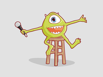 Mike Wazowski illustration