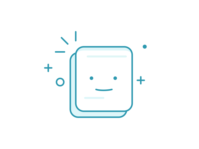 Paper Face animation icon icon animation motion graphics