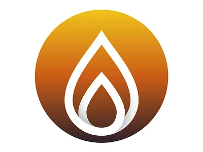 Well-O logo mark gas gradient logo logotype mark oil