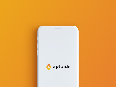 Aptoide Branding Identity Design brand identity work branding project color palette digital brand book final brand identity final logotype option logo mark usage marketing material presentation work