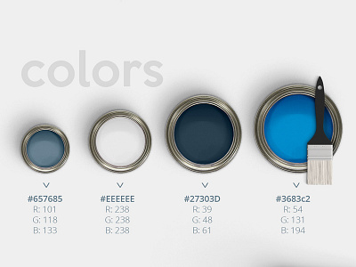 Color pallete blue color colour gray pallete white