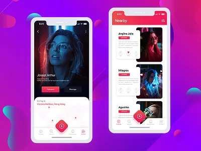 Dating App android dating first ios motion animation ui ux web