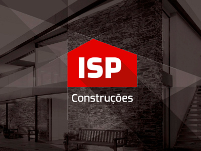 ISP logo brand identity branding company construction house