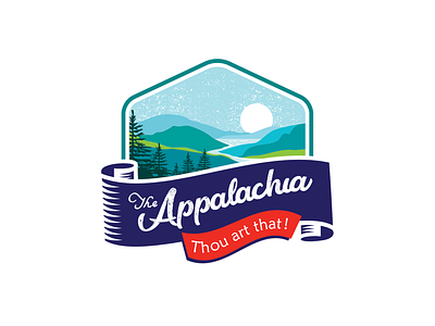 Appalachia Farm House Logo appalachia design drawn eco farm friendly hand house illustration logo mountain stay