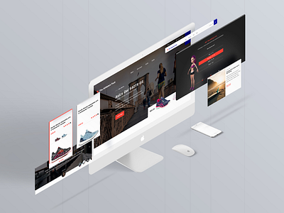 Athlete's Foot athletes foot mockup redesign ui webdesign website