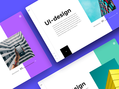 WEB–UI color dribbble inspiration landing shot site ui ux web