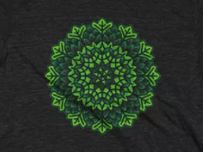 Hop Kaleidoscope Cotton Bureau beer design hops tshirt