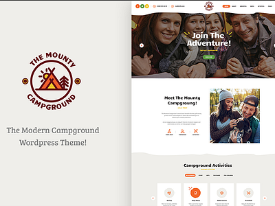 The Mounty | Campground & Camping WordPress Theme camping wordpress theme webdesign wordpress wordpress theme