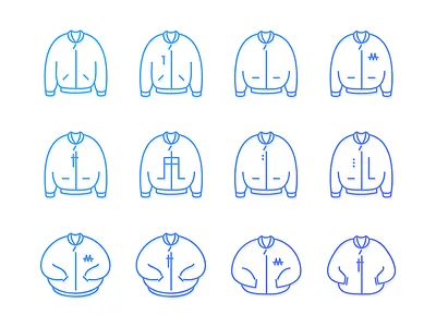 Jacket icon illustration jacket ui