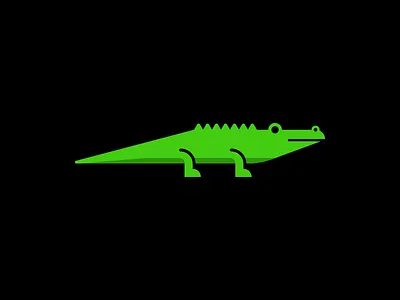 Crocodile animal beast crocodile gator logo mark reptile