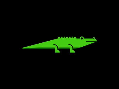 Crocodile animal beast crocodile gator logo mark reptile