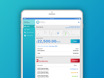 Property Management App 2 apartment app concept estate flat ipad leasing property real renting