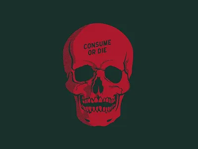 Consume Or Die christmas consume die holiday skull