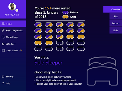 Daily UI 018 - Analytics Chart! adobe xd dailyui