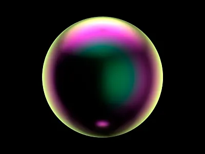 Film Gradient Bubble Dribble 3d c4d