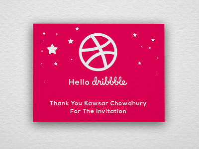 Hello Dribbble! first shot