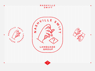 Nashville Swift 01 brand hand illustration ios swift logo meetup