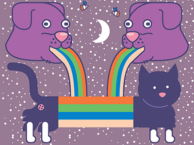 Kitty Meow Meow cropped cover. cats comics internationalcatday2018 meow