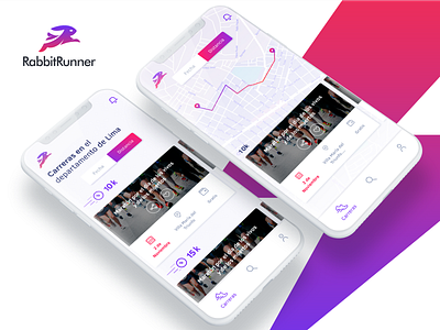 Rabbit Runner Ui design running ui unner user friendly