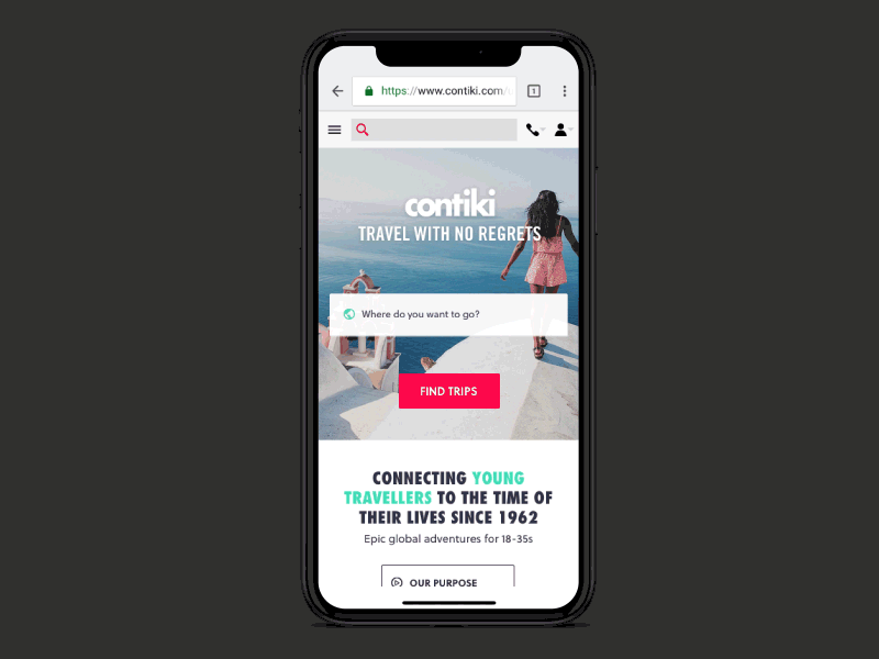 Search field interactions on mobile responsive design calendar ui dropdown selector interactions search bar search field trips search