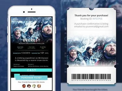 Movie App app booking movie ticket